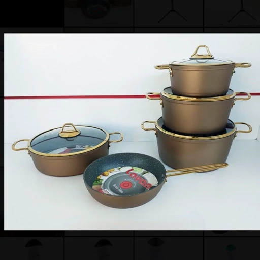 سرویس 9 پارچه گرانیت لاوان مدل فورج